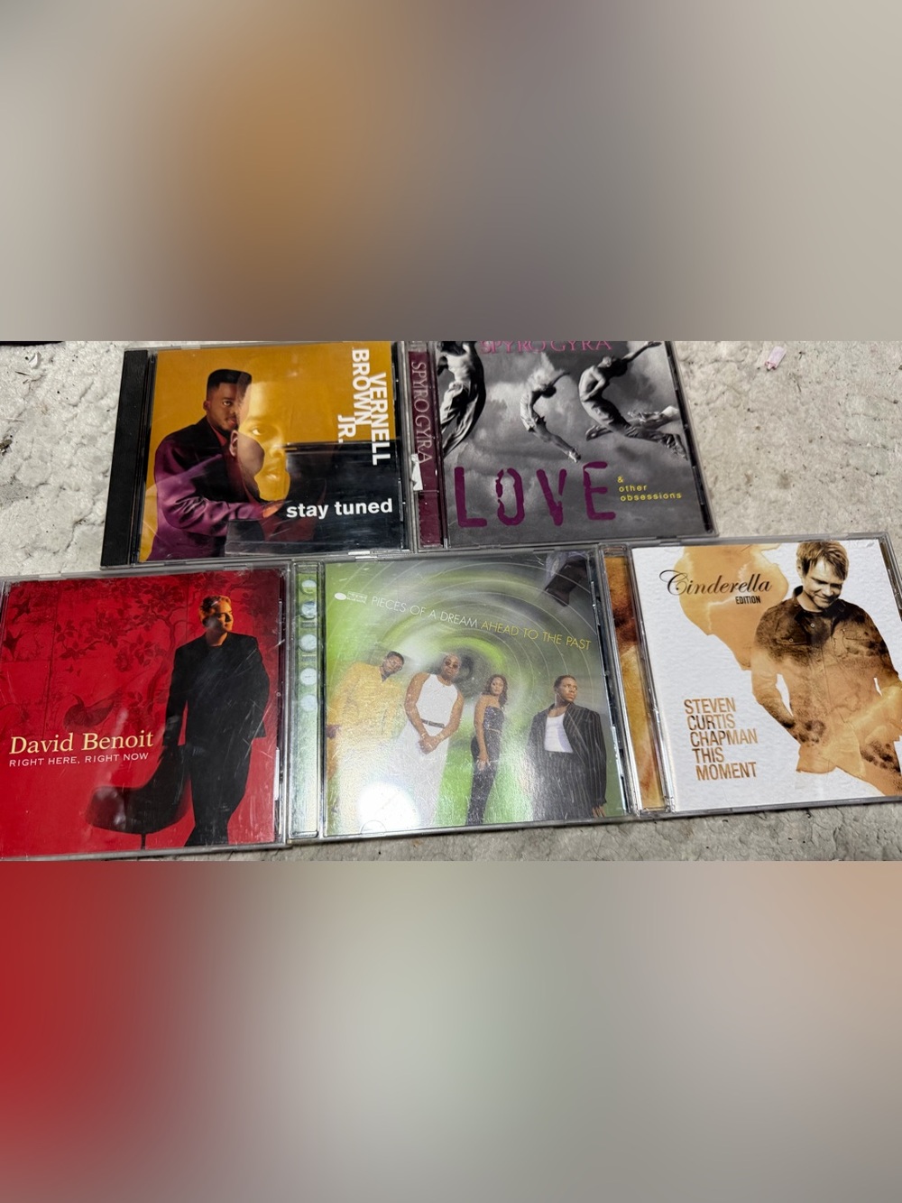 Lot of 5 CDs Contemporary Jazz Fusion CCM - David Benoit Spyro Gyra Chapman